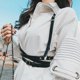 thumbnail image 1 of Punk Leather Harness Belts Layered Belly Body Chain Circle Waist Chain Nightclub, 1 of 3