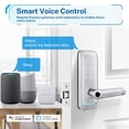 thumbnail image 5 of Cerradura de puerta inteligente Kucacci con manija: Cerradura inteligente WiFi de entrada sin llave - Teclado de huellas dactilares - IP66 resistente a la intemperie, 5 of 5