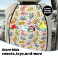 thumbnail image 4 of Goofa Boho Bunny Pattern Car Back Seat Protector for Kids (2 Pack) ,Anti-kick Storage Mat for Car Seats,Shields from Footprints, 4 of 6