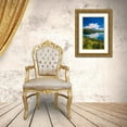 thumbnail image 3 of Bishop, Russ 23x32 Gold Ornate Wood Framed with Double Matting Museum Art Print Titled - Glendhu Bay on Lake Wanaka-Otago-South Island-New Zealand, 3 of 4