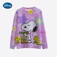 thumbnail image 3 of Sudadera con capucha para mujer, nueva moda de otoño/invierno, sudadera con estampado de dibujos animados de Snoopy Y2K, abrigo de cuello redondo, sudadera holgada de manga larga sin sombrero, 3 of 5