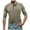 Khaki, variant on AKOEE Men's Long Sleeve T-Shirts Slim Fit Tops Casual Base Henley Tees with Buttons Poly-Cotton Spring Fall Tshirts (XL, White)
