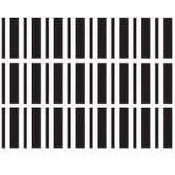 Black and White Stripes Extra Large Edible Frosting Photo Cake Border