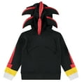 thumbnail image 5 of SEGA Big Sonic The Hedgehog Costume Zip Up Fleece Hoodie-Boys 4-20, Shadow Black, 14-16, 5 of 9