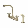 thumbnail image 2 of Kingston Brass Victorian Double Handle Kitchen Faucet with Side Spray, 2 of 2