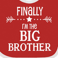 thumbnail image 4 of Inktastic Finally Im the Big Brother Boys Baby Bib, 4 of 4