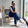 thumbnail image 4 of Cushionaire Lido Slingback Sandals for Women, Casual Open Toe Slip-On Design with Cushioned Footbed, 4 of 14