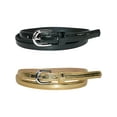 thumbnail image 1 of CTM® Ceinture Mince pour Robe (Lot de 2 Couleurs) (pour Femmes), 1 of 2