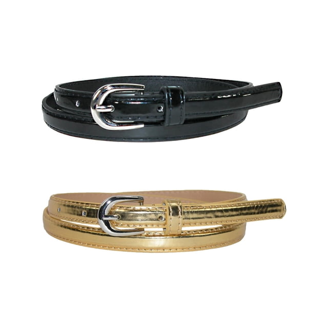 CTM® Ceinture Mince pour Robe (Lot de 2 Couleurs) (pour Femmes)