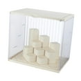 thumbnail image 2 of yotijay Showcase Display Case Figures Display Stand Clear Storage Cube Organizer Storage beige, 2 of 9