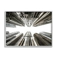 thumbnail image 4 of Stupell Industries Looming City Buildings Looking Up Urban Architecture Photograph Gray Framed Art Print Wall Art, Design by Kim Allen, 4 of 5