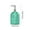 🔥 Green_Base#2047, variant on Glass Hand Soap Dispenser Refillable Bottle | Multi-Color Options | Leak-Proof Bathroom Lotion Container | 300g Durable Glass | 7.68x2.95inch | 1 Piece | Space-Saving Design | For Soap, Shampoo