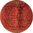thumbnail image 1 of Ahgly Company Indoor Round Persian Orange Traditional Area Rugs, 7' Round, 1 of 1