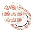thumbnail image 7 of Bar Stool Covers Round, Heart Envelope Pattern Bar Stool Cushion Covers Seat Cushion With Elastic Bands, Chairs Covers For Kitchen Dining Room 12-14 Inch, 7 of 7