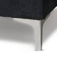 thumbnail image 4 of Baxton Studio Mireille Modern and Contemporary Dark Grey Fabric Upholstered Sectional Sofa-Color:Grey,Material:Fabric "Polyester 100"/Pine Wood/Foam,Quantity:1,Style:Contemporary, 4 of 7