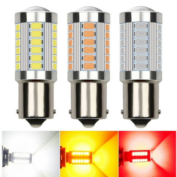 Luz de freno y marcha atrás para coche, LED, intermitentes, 1156, 33, SMD, 1157, 5730, 5630, 7443, 7440