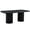Black, variant on Ciphrias Dining Table 78.7 Inch Two Tone Woodgrain MDF Table For Dining Room