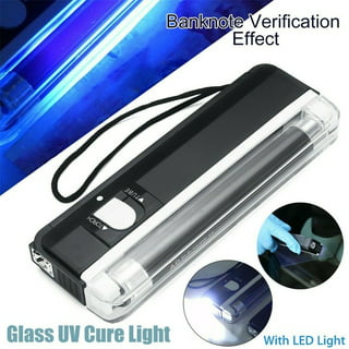 Battery Powered Ultraviolet Lamp Flashing Torch Blacklight UV