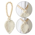 thumbnail image 3 of Advancent Boho Macrame Cortina Tiebacks Decoración del hogar Retenciones hechas a mano Con cuentas Granja Encanto Tratamientos de ventanas, 3 of 6
