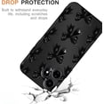 thumbnail image 4 of Cute Bow Phone Case for Boost celero 5g Plus 2024 7", Aesthetic Coquette Black Ribbon Bowknot Pattern Print Design Case Soft Slim Shockproof TPU Protective Funda Cover for Women Girls, 4 of 6