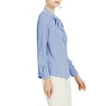 thumbnail image 3 of INSPIRE CHIC Blouse Chemise à Manches Longues de Travail pour Femmes à Col Noué Boutonnée, 3 of 5