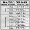 thumbnail image 5 of Checkered PVC Tablecloth Rectangle Waterproof Vinyl Table Cloth Oil Proof Spill Proof Washable Wipeable Gingham Table Cloth Great for Dinner Party and Picnic (60 x 102 in, Blue and White), 5 of 6