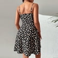 thumbnail image 4 of IROINNID Sleeveless Square Neck Dress For Women Fashion Summer Sexy Casual Backless Floral Mini Dress Prints Short Sheath Dress, 4 of 4