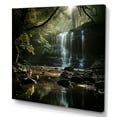 thumbnail image 2 of Designart "Magical Cliff Waterfall Scenery IV" Waterfall Wall Decor, 2 of 7