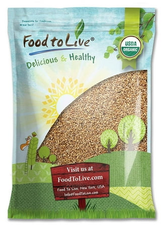 Organic Wheat Berries, 10 Pounds – Kosher, Raw, Sproutable, Vegan, Sodium and Sugar Free – by Food to Live