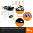 thumbnail image 2 of Juego de 6 Recipientes Herméticos para Almacenamiento de Alimentos. Contenedores de Plástico transparente con Tapas para Organización de Cocina y Despensa, Con etiquetas y marcador., 2 of 7