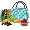 thumbnail image 3 of Fotbe Crab Swims In The Ocean Bolsa Térmica Portátil con Estampado, Bolsa de Entrega de Alimentos Aislada, Bolsa Reutilizable de Gran Capacidad para Comidas y Supermercado, 3 of 6