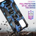 thumbnail image 2 of for Xiaomi Redmi Note 10 Pro (Not Note 10) Camouflage Design Case Heavy Duty Shockproof Protection Military Grade Built-in Magnetic Kickstand Cover for Redmi Note 10 Pro Max MC Dark Blue, 2 of 12