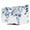 Blue White, variant on Blue Teal Eucalyptus Leaves TV Cover for 50 Inch Screen,Stretch Fabric Dustproof TV Display Protector,Watercolor Vintage Botanical Elastic Slipcover Monitor Cover for Desktop Computer 43.6"x24.5"