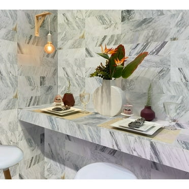 Apollo Tile   Dark Gray 4-in. x 12-in. Honed Marble Subway Tile (5 Sq ft/case)