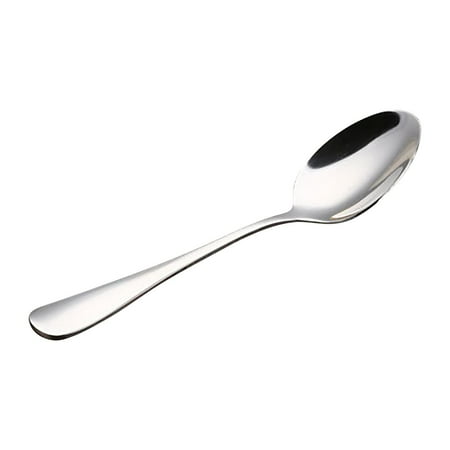 

SUWHWEA 1010 Smooth Handle Tableware Stainless Steel Spoon Coffee Spoon Fruit Fork Hotel Supplies Round Spoon Dining Spoon Children s Spoon On Clearance