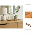 thumbnail image 6 of Wooden Beads Garland with Tassel Accent for Home Decor and Bathroom - Draped Styling Detail for Office, Room and Living Room - Shelf and Coffee Table Decor for Styled Surfaces - 2", Brown, 6 of 15