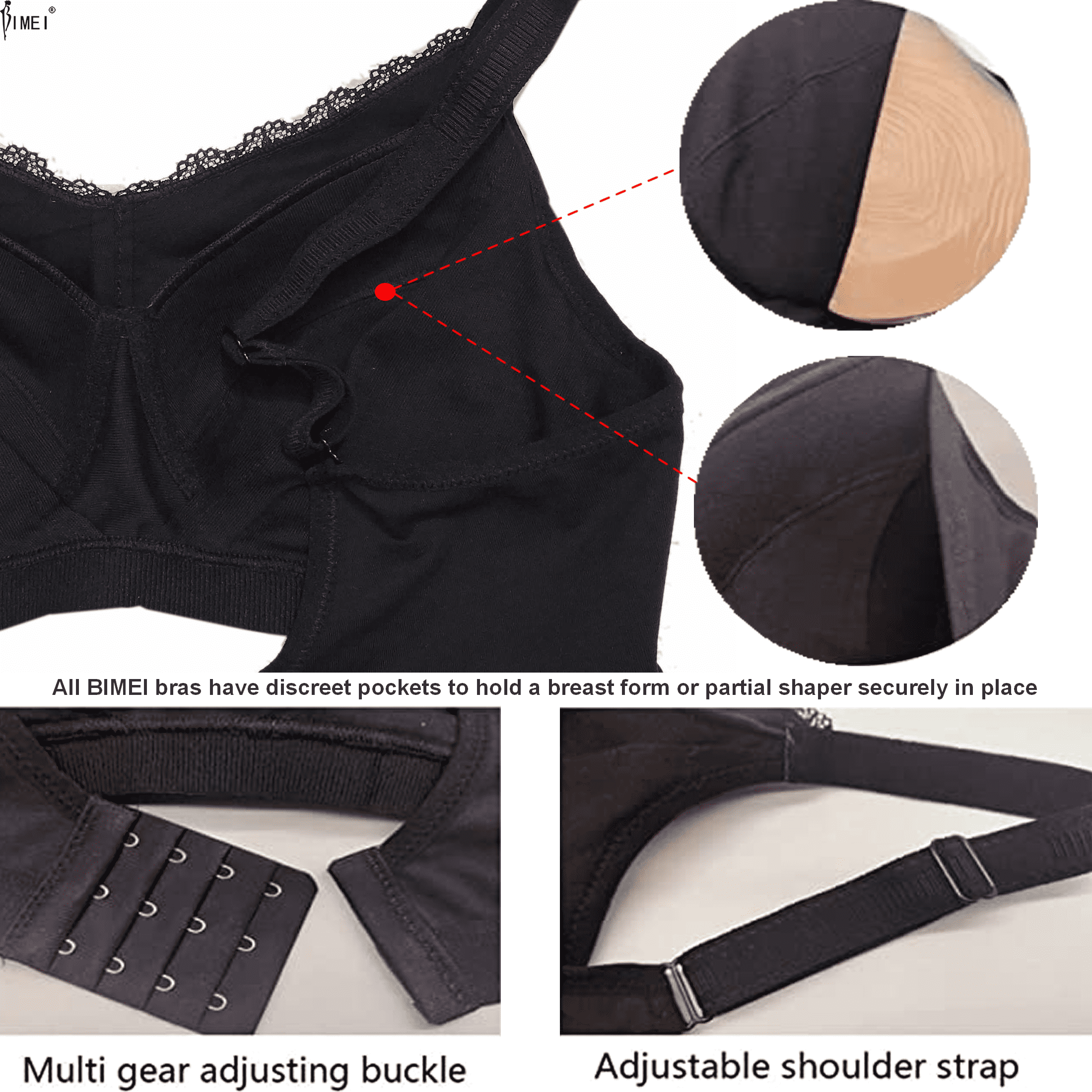 Poorti - Post Mastectomy Silicone Artificial Breasts & Bra