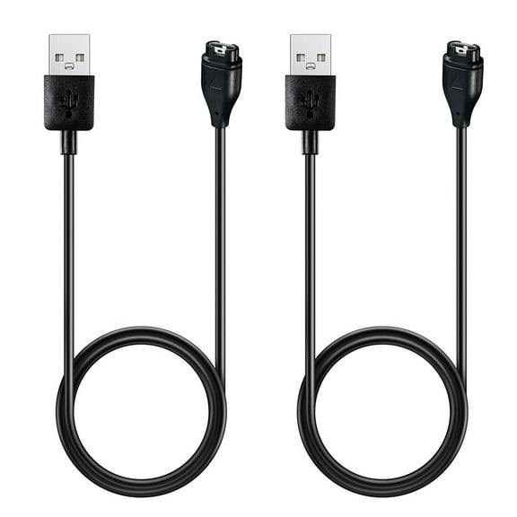 Tianle Charger Compatible with Garmin Vivosmart 5, Replacement Charging Cable Cord for Garmin Vivosmart 5 Smart Watch [2 Pack, 3.3ft/1m]