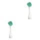 thumbnail image 2 of Seitruly Cepillo de limpieza facial Cepillo de masaje facial de silicona Limpiador facial exfoliante, cabeza única, verde blanco Verde blanco 1 cabeza 2piezas Seitruly CBP152387, 2 of 6