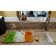thumbnail image 2 of Irish Flag on Wood Dish Drying Mat, 2 of 7
