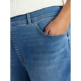 thumbnail image 4 of Terra & Sky Women's Plus Size Pull On High Rise Capri Jeggings, 23" Inseam, Sizes 0X-4X, 4 of 5