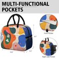 thumbnail image 6 of Obrewu Boho Abstract Art Lunch Bag for Adult, Insulated, Leakproof, Oxford Cloth, 6 of 7