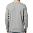 thumbnail image 5 of Bxsruta Men's Long Sleeve T Shirt Crew Neck Pocket Tee Casual Everyday Work Tops, 5 of 7