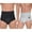 Gray&Black, variant on Men's Shaping Control Briefs with Waist Girdle 2 Pack