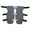 Gray, variant on funtasica 2 Pieces Welding Leg Covers Knee Pads Anti Slip Multipurpose Tool Leg Guards Leg Cover Sleeve Wraps for Car Repair Processing Orange