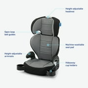 Graco TurboBooster 2.0 Highback Booster Seat, Declan, Grey