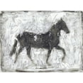 thumbnail image 2 of Harper, Ethan 32x25 White Modern Wood Framed Museum Art Print Titled - Equine Silhouette I, 2 of 4