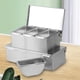 thumbnail image 4 of Caja de condimentos Yunir grande de acero inoxidable con 4 rejillas y cuchara, 4 of 9