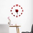thumbnail image 2 of XZNGL Home Decor Wall Stickers Decor Diy Wall Clock 3D Mirror Surface Sticker Home Office Decor Clock, 2 of 3