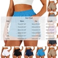 thumbnail image 2 of DailyTrove Ladies Quick Dry Breathable Elastic Waist Athletic Shorts Side Split Pocket Sports Lounge Short Pants, 2 of 6